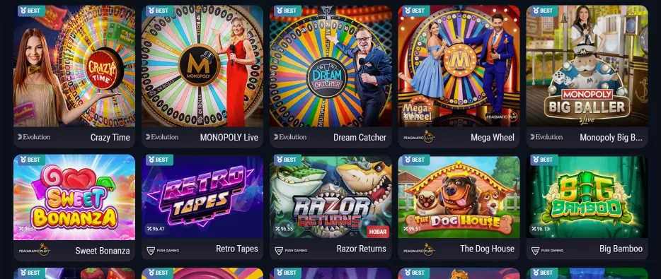 Игровые автоматы онлайн казино Zooma